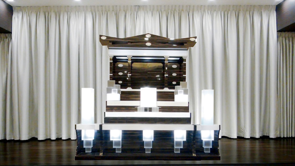 プラザヨコスカ衣笠斎場の祭壇